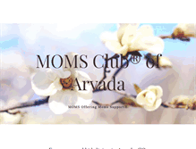 Tablet Screenshot of momsclubofarvada.org